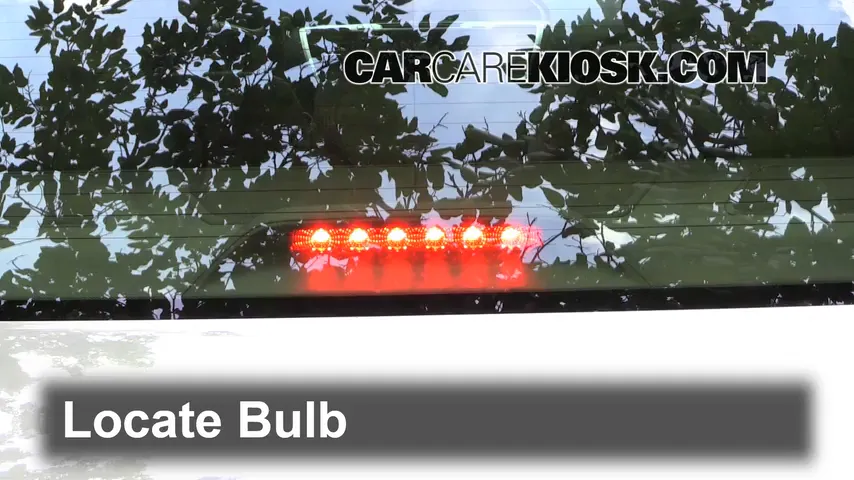 2013 Honda Accord EX-L 2.4L 4 Cyl. Sedan Lights Center Brake Light (replace bulb)